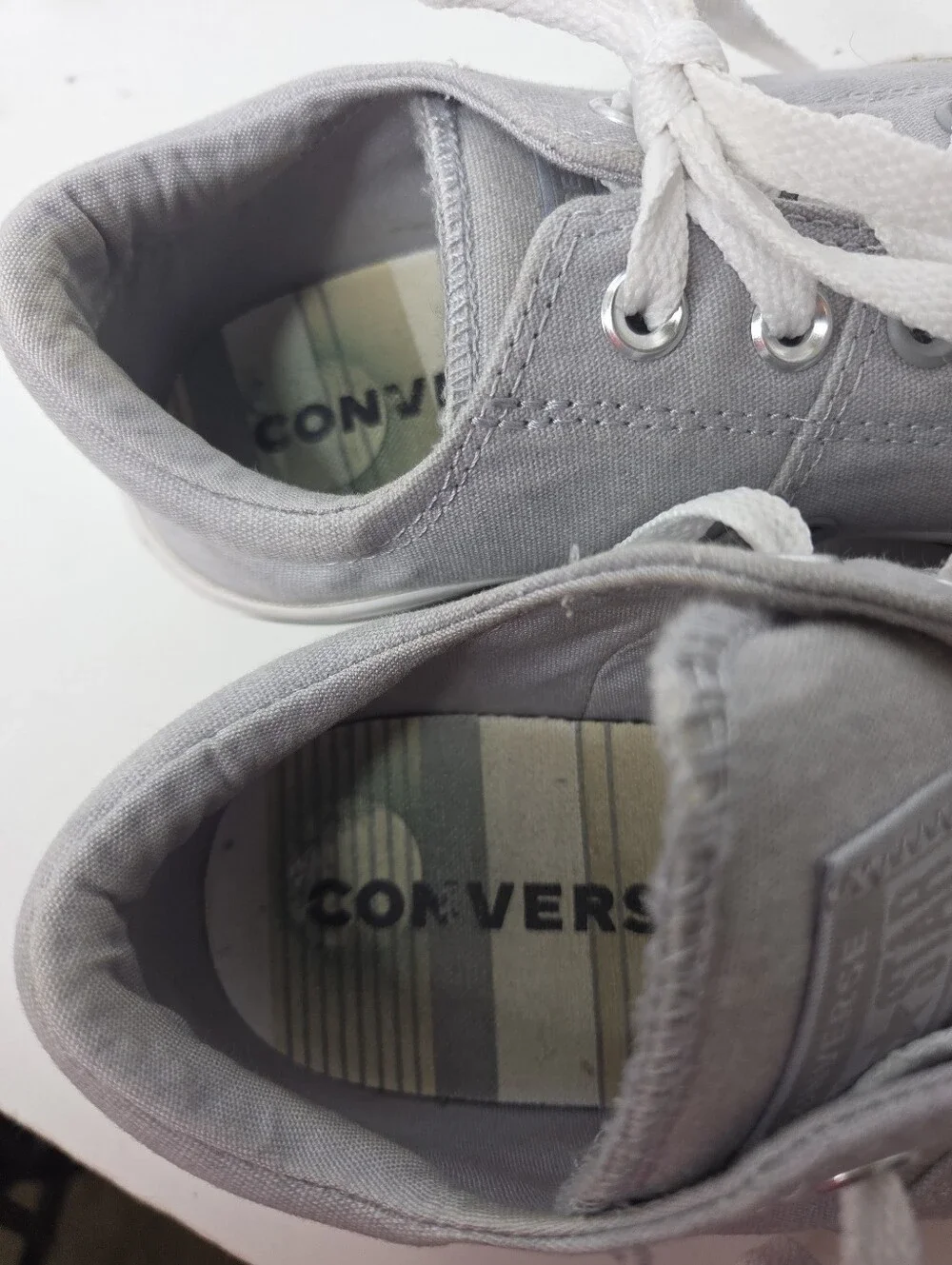 Converse All Star Light Gray Women's Low Top Sneaker Size 8